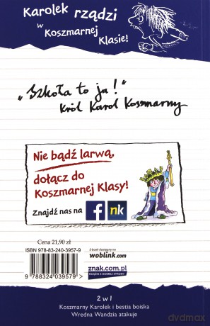 Koszmarny Karolek. Bestia Boiska atakuje - Francesca Simon [KSIĄŻKA]