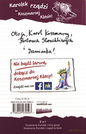 Koszmarny Karolek. Napadzisty typek - Francesca Simon [KSIĄŻKA]