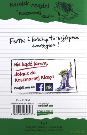Koszmarny Karolek. Wielka forsa i wielkie - Francesca Simon [KSIĄŻKA]