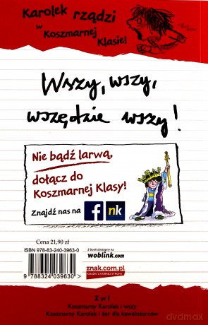Koszmarny Karolek. Wszędobylskie wszy - Francesca Simon [KSIĄŻKA]