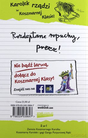 Koszmarny Karolek. Zemsta Gangu - Francesca Simon [KSIĄŻKA]