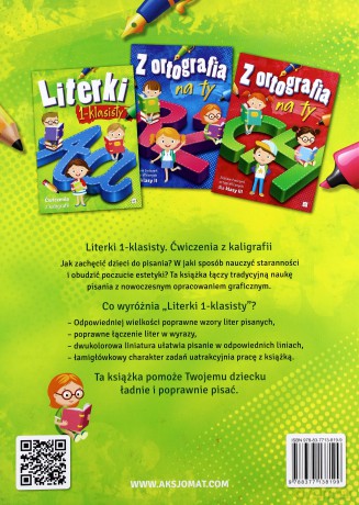Literki 1-klasisty. Ćwiczenia z kaligrafii [KSIĄŻKA]