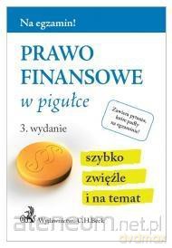 Na egzamin! Prawo finansowe w pigułce [KSIĄŻKA]