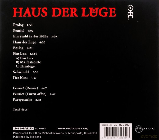 Einsturzende Neubauten: Haus Der Luege (digipack) [CD]