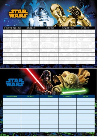 Plan Lekcji Star Wars (25 szt) (Gwiezdne Wojny)