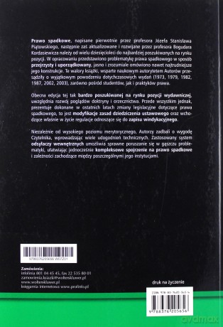 Prawo spadkowe. Zarys wykładu - Bogudar Kordasiewicz, Józef Stanisław Piątowski [KSIĄŻKA]