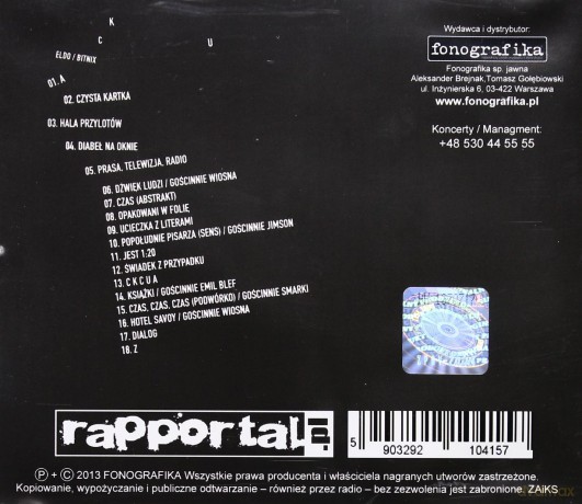 Eldo: Człowiek który chciał ukraść alfabet [CD]