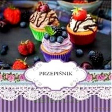 Przepiśnik Fiolet Paski [KSIĄŻKA]