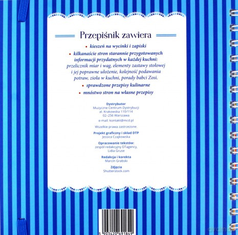 Przepiśnik Niebieski Paski [KSIĄŻKA]