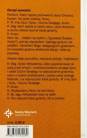 Rachunek sumienia dla młodzieży - Ks. Dariusz Madejczyk [KSIĄŻKA]