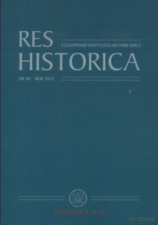 Res Historica Nr 40 [KSIĄŻKA]