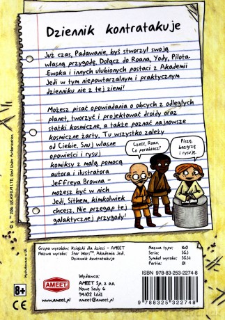 Star Wars. Akademia Jedi. Dziennik kontratakuje (Gwiezdne Wojny) - Jeffrey Brown [KSIĄŻKA]