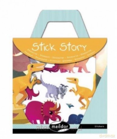 Stick Story zestaw naklejek Dinozaury