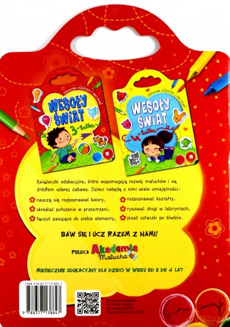 Wesoły świat 3-latka. Edukacyjna książeczka [KSIĄŻKA]