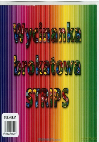 Wycinanka brokatowa A4 Strips