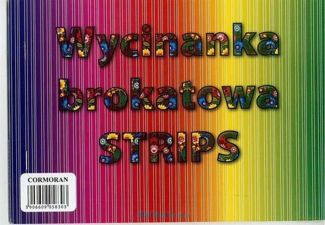 Wycinanka brokatowa A5 Strips