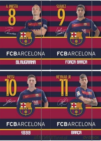 Zeszyt A5/16k kratka FC Barca Fan4 (20 szt)