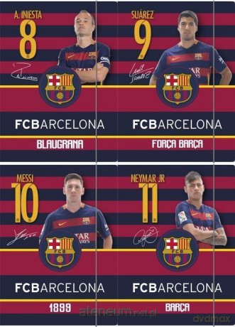 Zeszyt A5/60k kratka FC Barca Fan (10 szt)