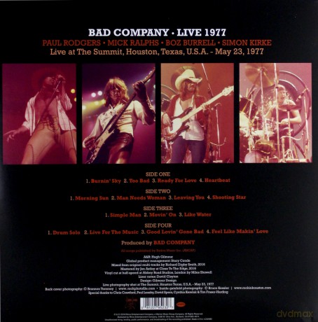 Bad Company: Live 1977 [2xWinyl]