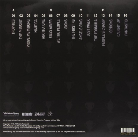 Apollo Brown: Trophies Instrumentals [2xWinyl]