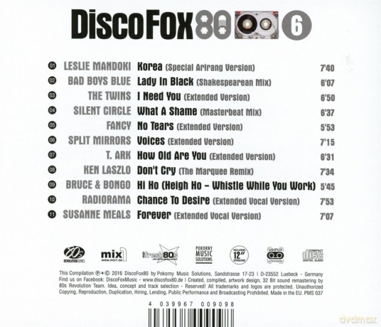 80s Revolution Disco Fox 6 [CD]