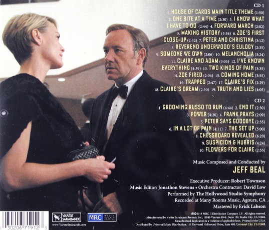 House Of Cards soundtrack [2CD]
