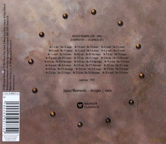 Janusz Wawrowski: Paganini: Caprices [CD]