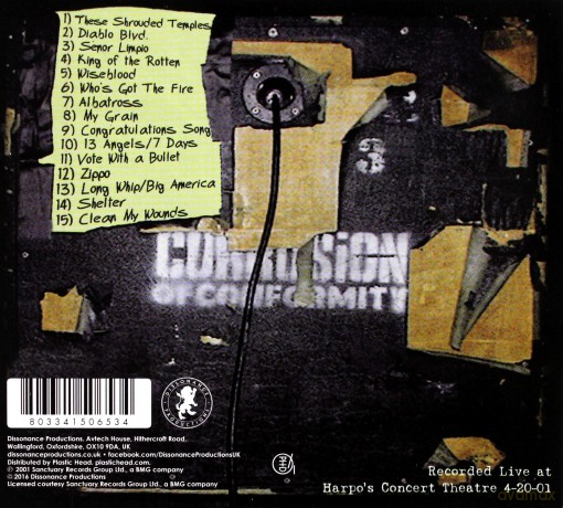 Corrosion Of Conformity: Live Volume (digipack) [CD]