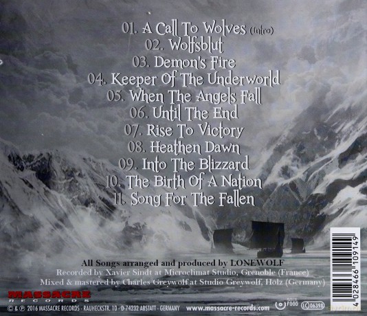 Lonewolf: The Heathen Dawn [CD]