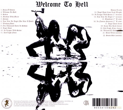 Venom: Welcome To Hell (digipack) [CD]
