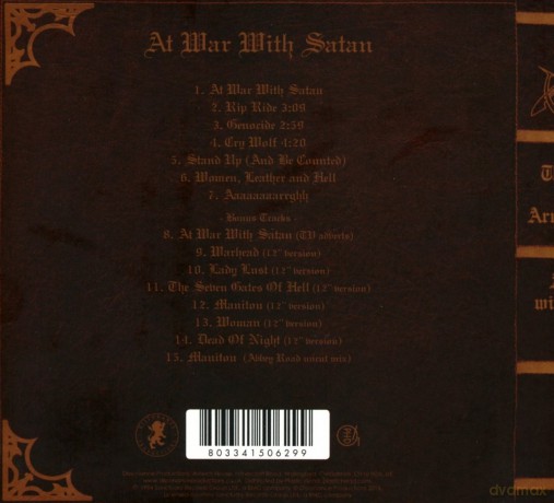 Venom: At War With Satan (digipack) [CD]