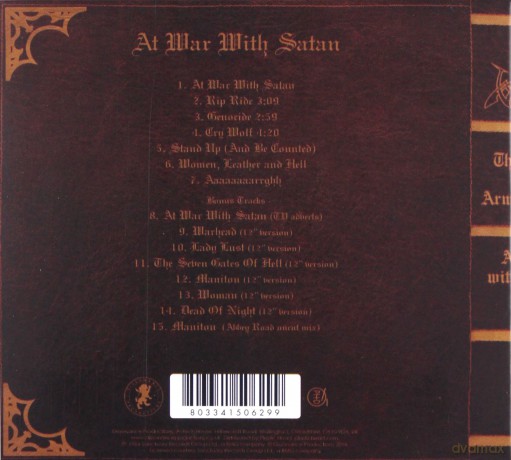 Venom: At War With Satan (digipack) [CD]