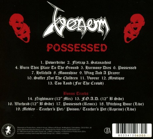 Venom: Possessed (digipack) [CD]
