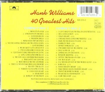 Hank Williams: 40 Greatest Hits [2CD]