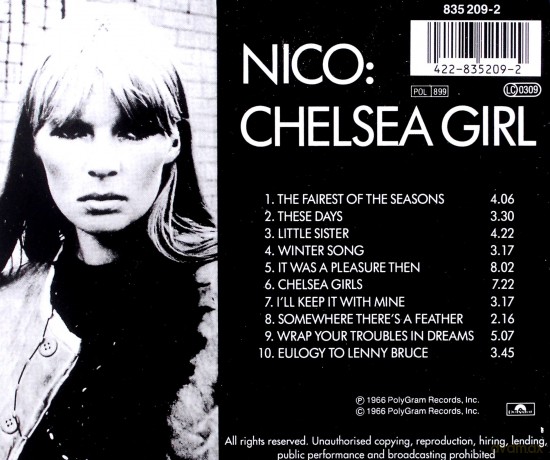 Nico: Chelsea Girl [CD]