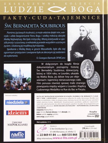 Tajemnica Św. Bernadety z Lourdes (Ludzie Boga) (booklet) [DVD]