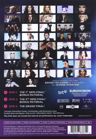 Eurovision Song Contest Stockholm 2016 [3DVD]