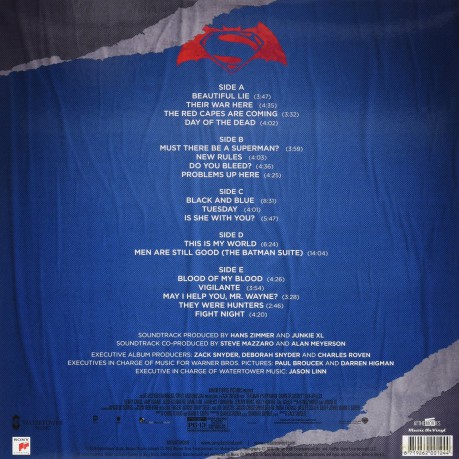 Batman V Superman: Dawn of Justice Soundtrack [3xWinyl]