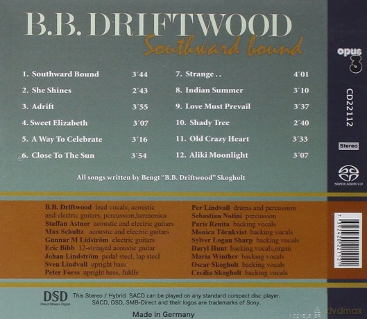 B.B. Driftwood: Southward Bound [CD]