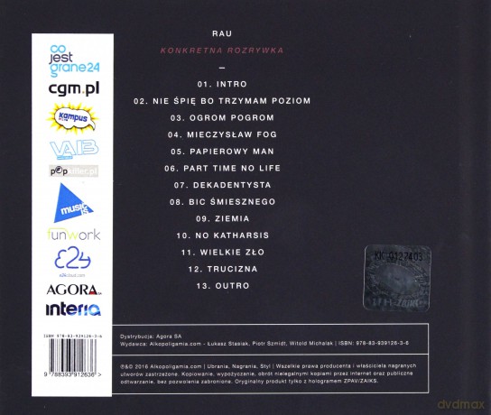 Konkretna rozrywka:Rau [CD]