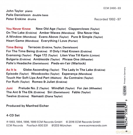 Peter Erskine Trio: As It Was [4CD]