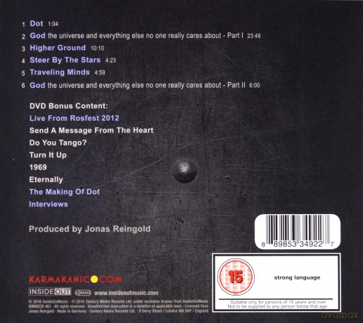 Karmakanic: DOT (digipack) [CD]+[DVD]