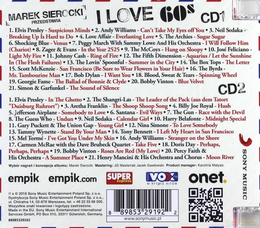 Marek Sierocki Przedstawia: I love 60's [2CD]