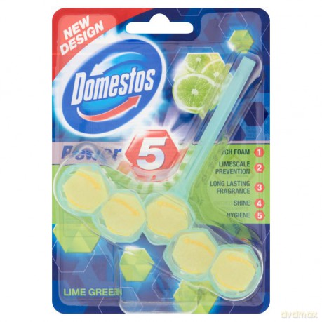 Domestos Lime DUO Kostka WC Power 5 koszyk 2 x 55g