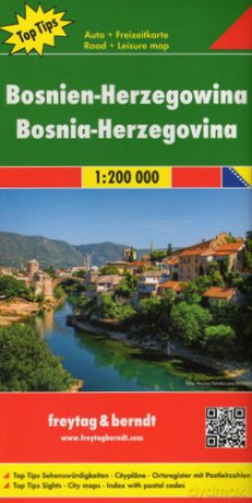 Bośnia i Hercegowina 1:200 000 Freytag and Berndt