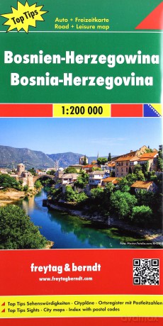 Bośnia i Hercegowina 1:200 000 Freytag and Berndt