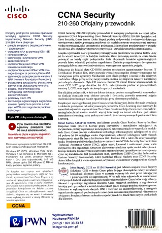 CCNA security 210-260 oficjalny przewodnik przygotowanie do egzaminu na certyfikat - John Stuppi [KSIĄŻKA]