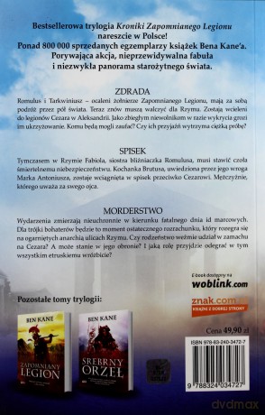 Droga do Rzymu - Ben Kane [KSIĄŻKA]