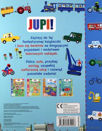 Ja autka i wszystko co śmiga. Książeczka z naklejkami [KSIĄŻKA]