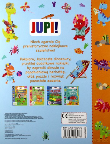 Ja i dinozaury. Książeczka z naklejkami [KSIĄŻKA]